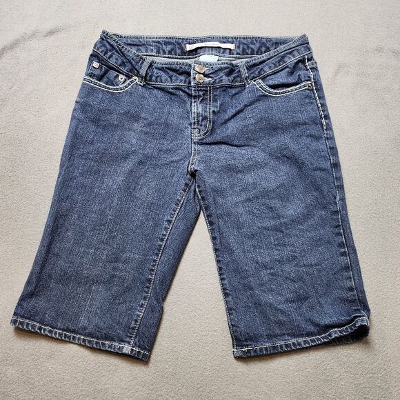 Brody Jeans Bermuda Style Denim Shorts Sz 30 Blue - Picture 1 of 9